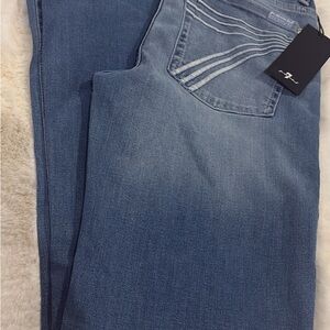 7 For All Mankind Women's Blue dojo Jeans